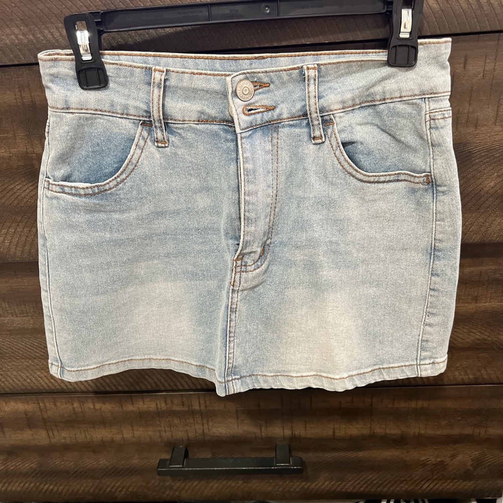 Denim Mini Skirt